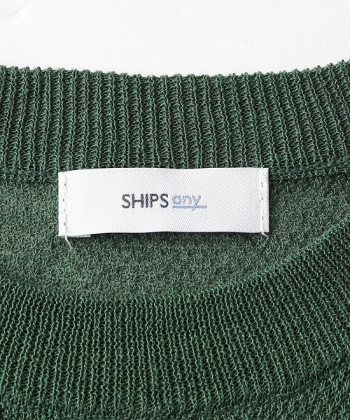 SHIPS any MEN(シップス　エニィ　メン)/SHIPS any: 〈手洗い可能〉リネンミックス サマーニット リラックス シアー Tシャツ◇/img21