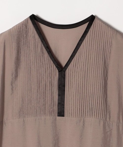 *SHIPS any: シアー リネン ミックス ピンタック ワンピース 24SS 人気・おすすめ｜使いやすい・旅行におすすめ 品質保証 全国発送 日本国内発送・最短翌日お届け