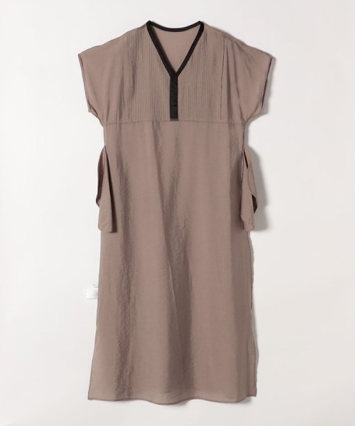 *SHIPS any: シアー リネン ミックス ピンタック ワンピース 24SS 人気・おすすめ｜使いやすい・旅行におすすめ 品質保証 全国発送 日本国内発送・最短翌日お届け