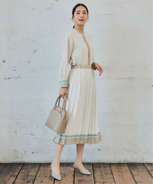 【カタログ掲載・セットアップ対応・洗える】JJモノグラムプリント スカート プリーツスカート WS1894015070(14520円)