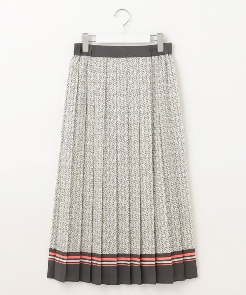 【カタログ掲載・セットアップ対応・洗える】JJモノグラムプリント スカート プリーツスカート WS1894015070(14520円)