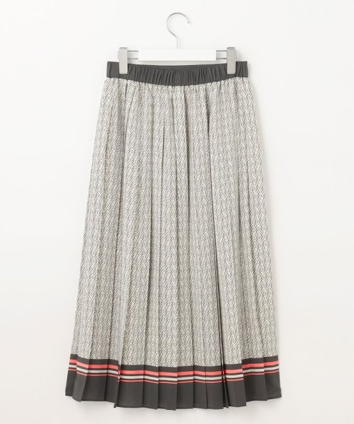 【カタログ掲載・セットアップ対応・洗える】JJモノグラムプリント スカート プリーツスカート WS1894015070(14520円)