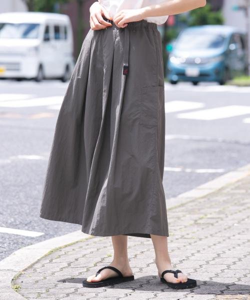 『別注』『撥水/2WAY仕様』GRAMICCI　アクティブナイロンサロペット パンツの2WAY仕様 165cm BEIGE