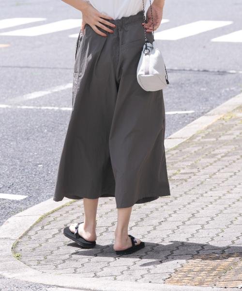 『別注』『撥水/2WAY仕様』GRAMICCI　アクティブナイロンサロペット パンツの2WAY仕様 165cm BEIGE