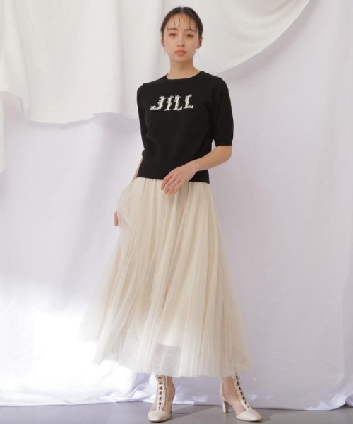 JILL by JILL STUART(ジル バイ ジル スチュアート)/ウエストロゴチュールスカート/img11