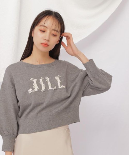 JILL by JILL STUART(ジル バイ ジル スチュアート)/ロゴジャガードビジューニット/img15