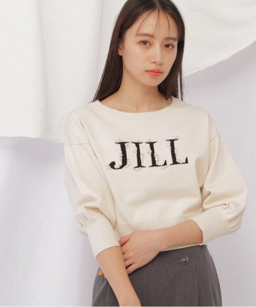 JILL by JILL STUART(ジル バイ ジル スチュアート)/ロゴジャガードビジューニット/img21