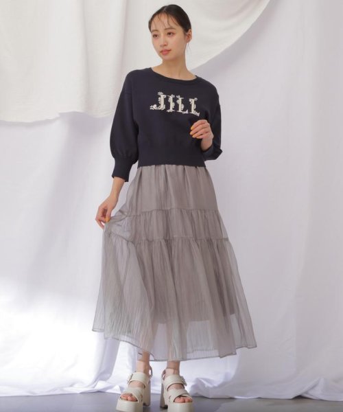 JILL by JILL STUART(ジル バイ ジル スチュアート)/ロゴジャガードビジューニット/img35