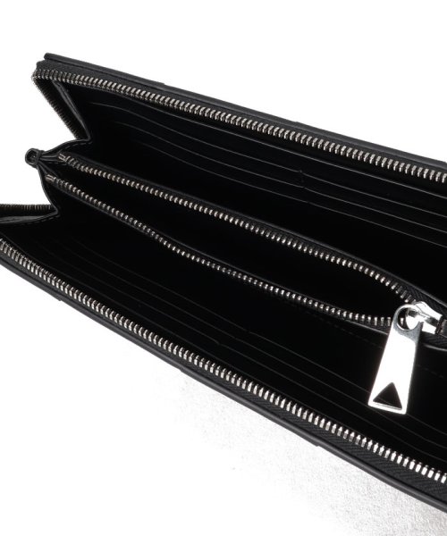 【メンズ】【BOTTEGA VENETA】ボッテガ・ヴェネタ 649607VBWD2 長財布 ラウンドファスナー マキシ イントレチャートレザー カセット ジ 