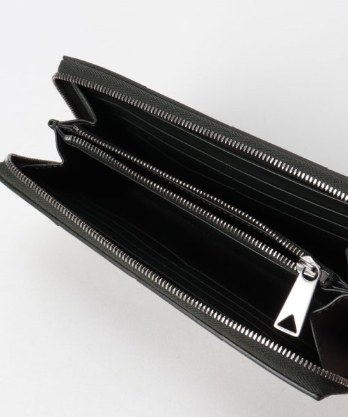 【メンズ】【BOTTEGA VENETA】ボッテガ・ヴェネタ 649607VBWD2 長財布 ラウンドファスナー マキシ イントレチャートレザー カセット ジ 