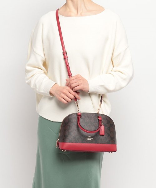 COACH(コーチ)/【COACH】コーチ 27583 ハンドバッグ 2WAY ショルダー MINI SIERRA SATCHEL シグネチャー レディース/img08