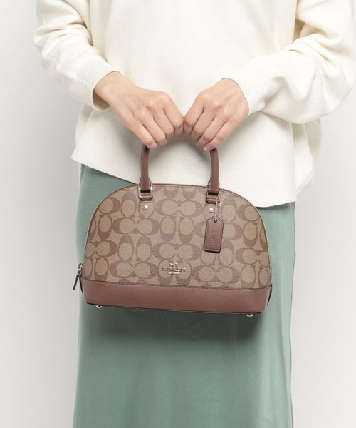 COACH(コーチ)/【COACH】コーチ 27583 ハンドバッグ 2WAY ショルダー MINI SIERRA SATCHEL シグネチャー レディース/img14