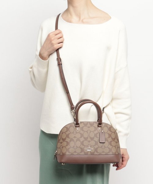 COACH(コーチ)/【COACH】コーチ 27583 ハンドバッグ 2WAY ショルダー MINI SIERRA SATCHEL シグネチャー レディース/img15