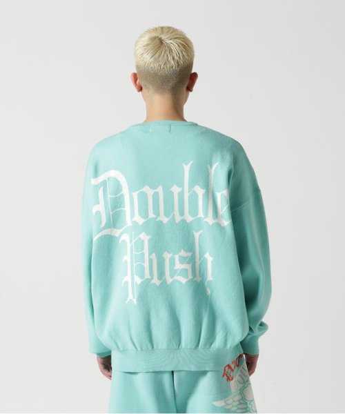 TAIN DOUBLE PUSH/タインダブルプッシュ/別注KNIT CREW DOUBLE TAIN