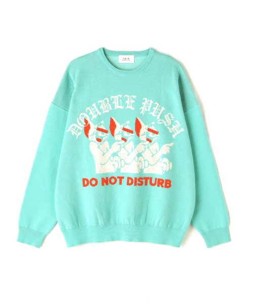 TAIN DOUBLE PUSH/タインダブルプッシュ/別注KNIT CREW DOUBLE TAIN