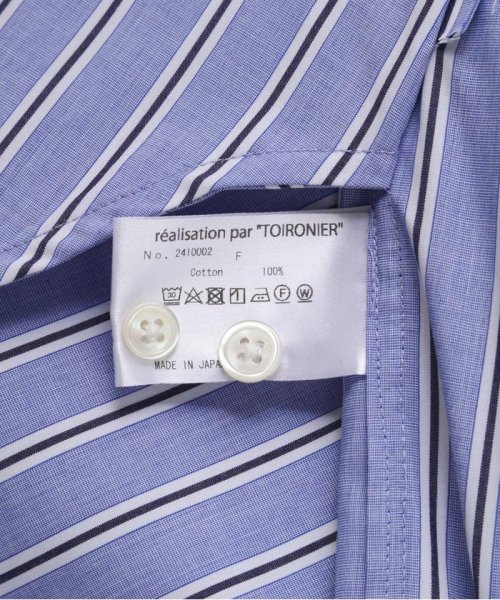 GARDEN(ガーデン)/Toironier/トワロニエ/Stripe Over Shirt/img11