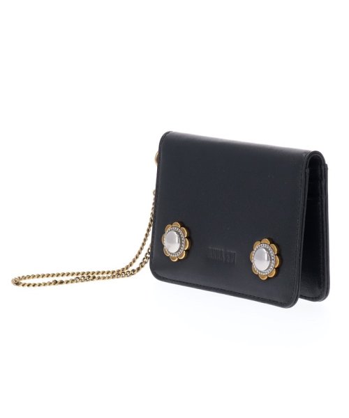 ヴィンテージボタン 2面パスケース 