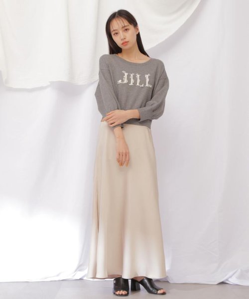 JILL by JILL STUART(ジル バイ ジル スチュアート)/サテンナロースカート/img10