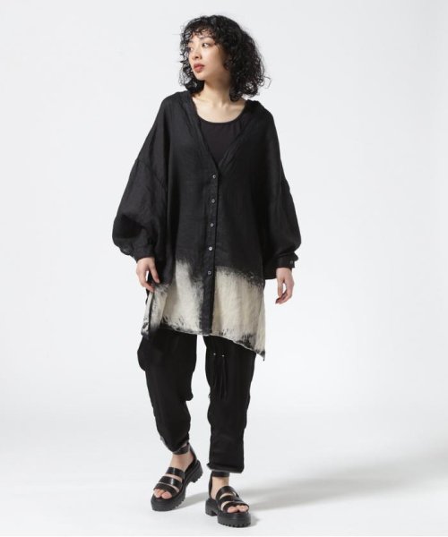 RoyalFlash(ロイヤルフラッシュ)/KMRii/ケムリ/Discharged Linen Kimono Shirt/img01