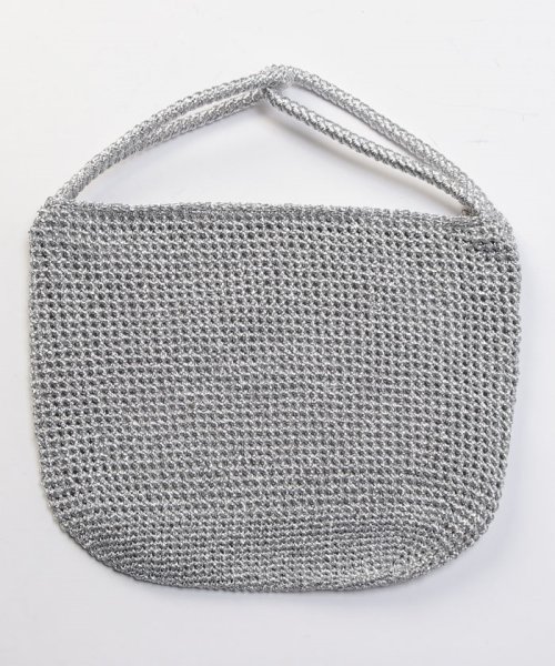 カシュカシュ cachecache / 2wayハンドルメタリックコード編みトートバッグ 人気・おすすめ｜省スペース設計・旅行向けにおすすめ 公式 プライバシー配送 今だけ特典付き