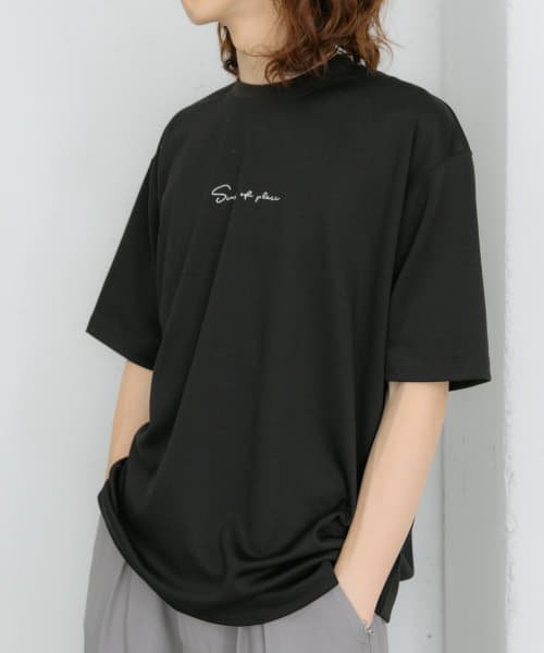 SENSE OF PLACE by URBAN RESEARCH(センスオブプレイス バイ アーバンリサーチ)/『WEB/一部店舗限定カラー』シシュウポンチTシャツ(5分袖)/img21