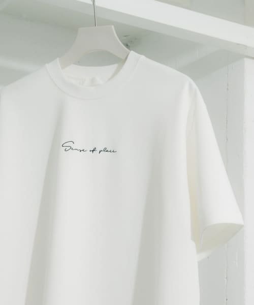 SENSE OF PLACE by URBAN RESEARCH(センスオブプレイス バイ アーバンリサーチ)/『WEB/一部店舗限定カラー』シシュウポンチTシャツ(5分袖)/img30