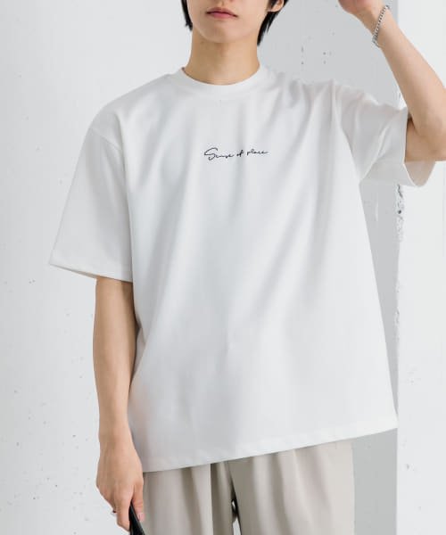 SENSE OF PLACE by URBAN RESEARCH(センスオブプレイス バイ アーバンリサーチ)/『WEB/一部店舗限定カラー』シシュウポンチTシャツ(5分袖)/img31