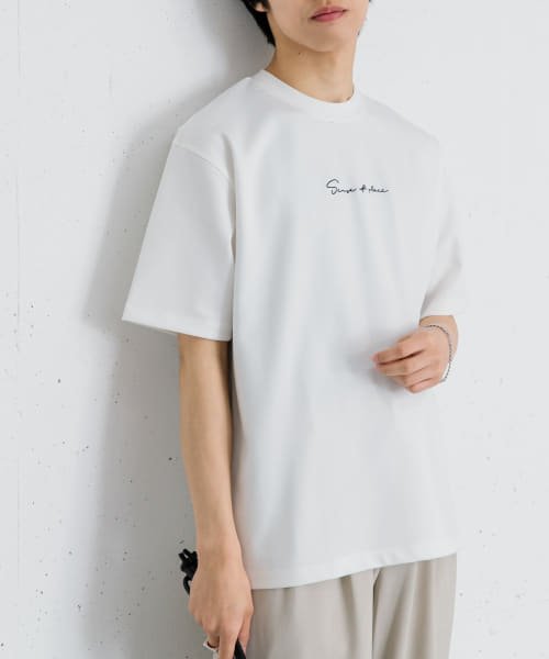 SENSE OF PLACE by URBAN RESEARCH(センスオブプレイス バイ アーバンリサーチ)/『WEB/一部店舗限定カラー』シシュウポンチTシャツ(5分袖)/img32