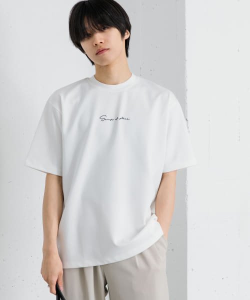 SENSE OF PLACE by URBAN RESEARCH(センスオブプレイス バイ アーバンリサーチ)/『WEB/一部店舗限定カラー』シシュウポンチTシャツ(5分袖)/img35