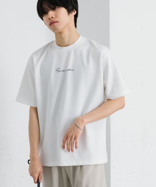 SENSE OF PLACE by URBAN RESEARCH(センスオブプレイス バイ アーバンリサーチ)/『WEB/一部店舗限定カラー』シシュウポンチTシャツ(5分袖)/img37