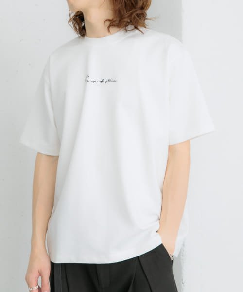 SENSE OF PLACE by URBAN RESEARCH(センスオブプレイス バイ アーバンリサーチ)/『WEB/一部店舗限定カラー』シシュウポンチTシャツ(5分袖)/img48