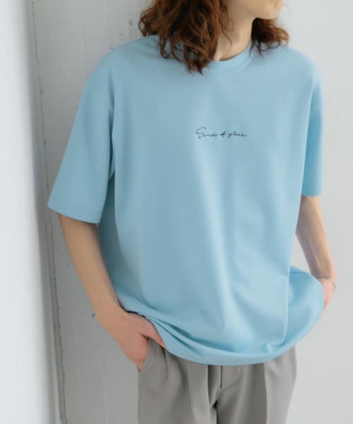 SENSE OF PLACE by URBAN RESEARCH(センスオブプレイス バイ アーバンリサーチ)/『WEB/一部店舗限定カラー』シシュウポンチTシャツ(5分袖)/img55