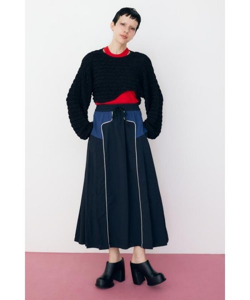 HeRIN.CYE(ヘリンドットサイ)/Side pleats flare skirt/img01