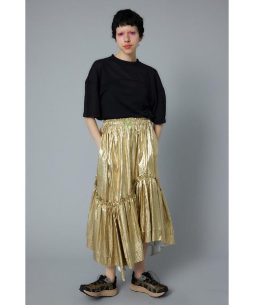 HeRIN.CYE(ヘリンドットサイ)/Metallic long skirt/img01