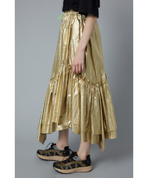 HeRIN.CYE(ヘリンドットサイ)/Metallic long skirt/img02