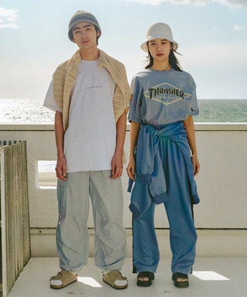 PAL OUTLET(パル　アウトレット)/【Kastane】【WHIMSIC】SIDE SNAP GAME PANTS/img01