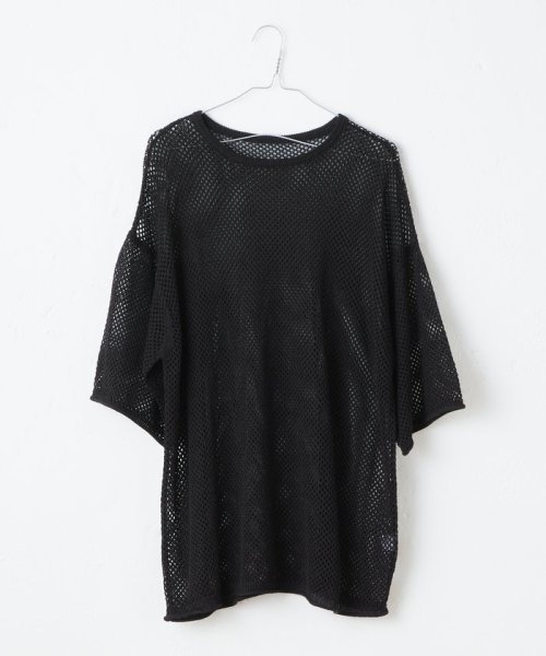PAL OUTLET(パル　アウトレット)/【Kastane】【WHIMSIC】MESH KNIT T－SHIRT/img16