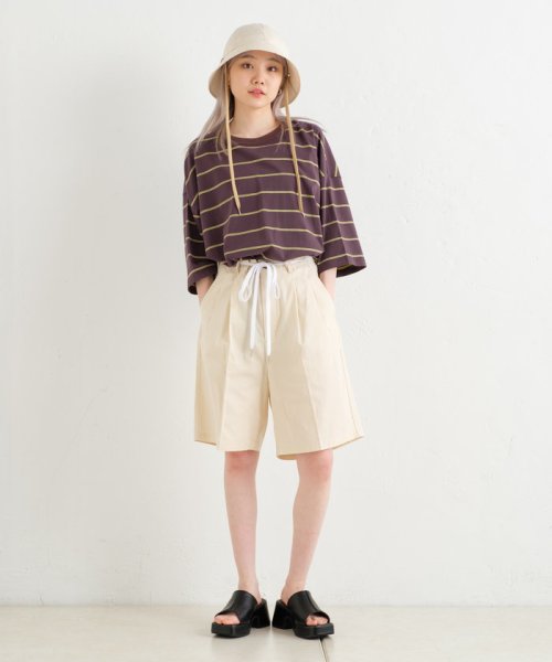 PAL OUTLET(パル　アウトレット)/【Kastane】【WHIMSIC】COTTON TWILL SHORTS/img01