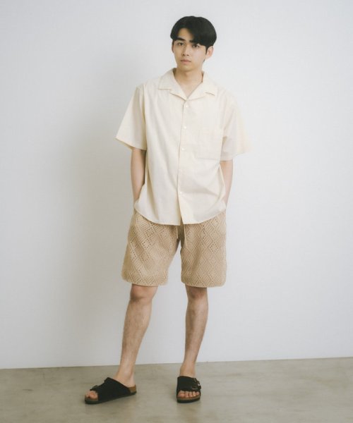 PAL OUTLET(パル　アウトレット)/【Kastane】【WHIMSIC】OPEN COLLAR SHIRT/img01