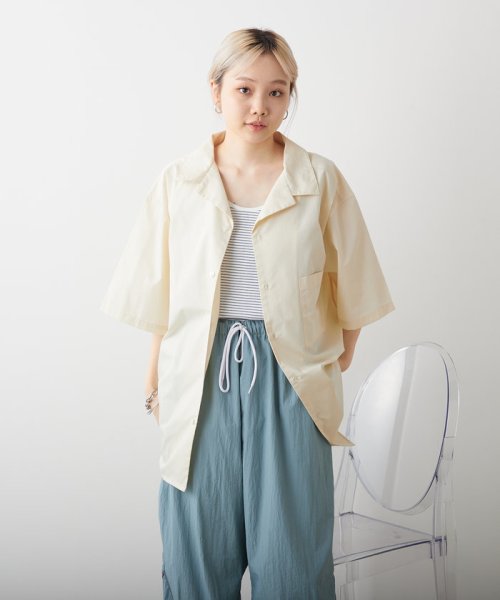 PAL OUTLET(パル　アウトレット)/【Kastane】【WHIMSIC】OPEN COLLAR SHIRT/img06