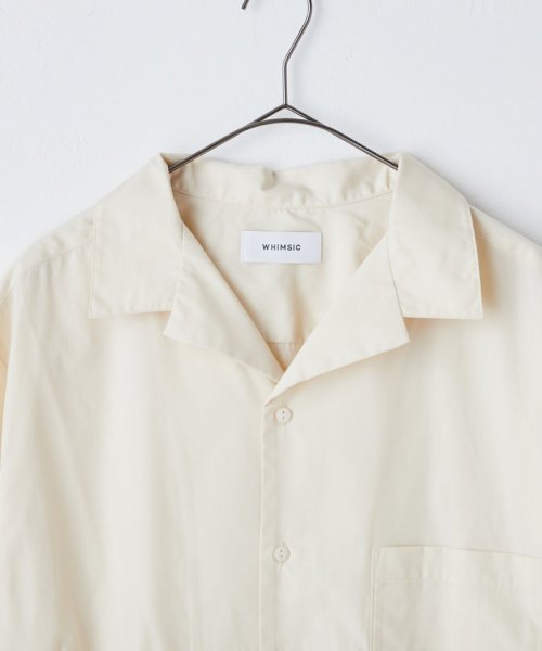 PAL OUTLET(パル　アウトレット)/【Kastane】【WHIMSIC】OPEN COLLAR SHIRT/img11