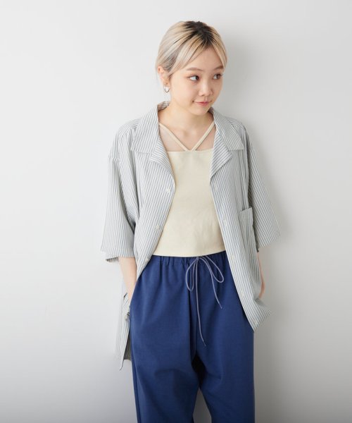 PAL OUTLET(パル　アウトレット)/【Kastane】【WHIMSIC】OPEN COLLAR SHIRT/img31