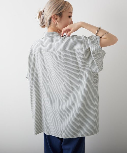 PAL OUTLET(パル　アウトレット)/【Kastane】【WHIMSIC】OPEN COLLAR SHIRT/img33