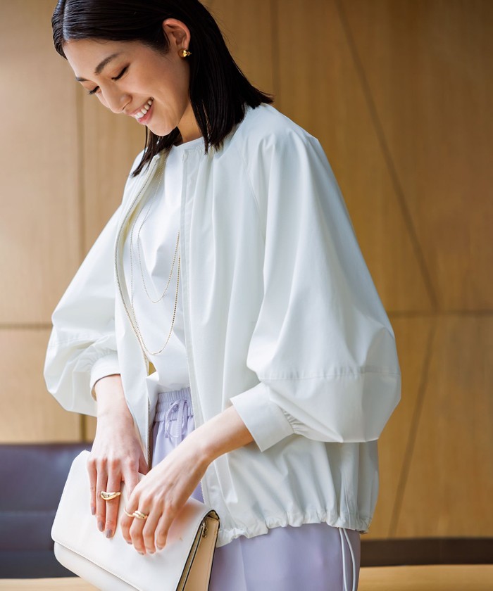 洗える/撥水加工】ナイロン2WAYストレッチ ブルゾン(505970874)｜阪急