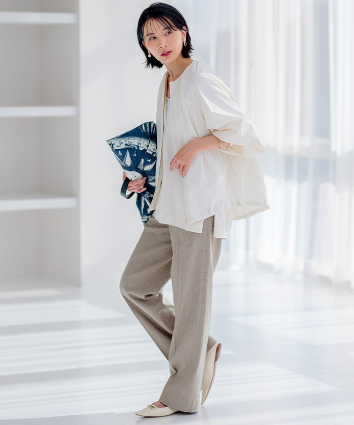 洗える/撥水加工】ナイロン2WAYストレッチ ブルゾン(505970874)｜阪急