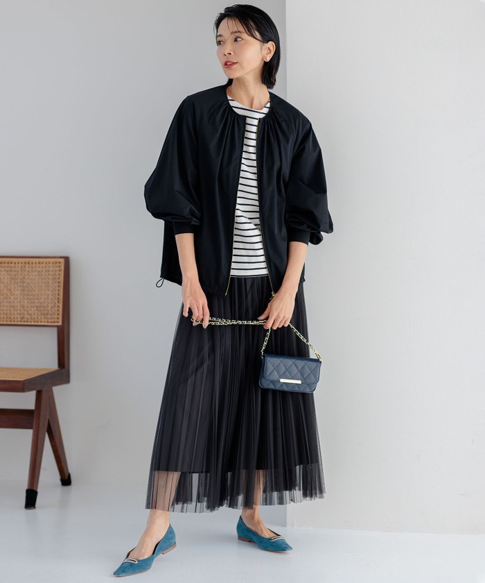 洗える/撥水加工】ナイロン2WAYストレッチ ブルゾン(505970874)｜阪急