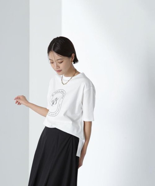 NATURAL BEAUTY BASIC(ナチュラルビューティーベーシック)/サークルロゴボクシーTシャツ/img14