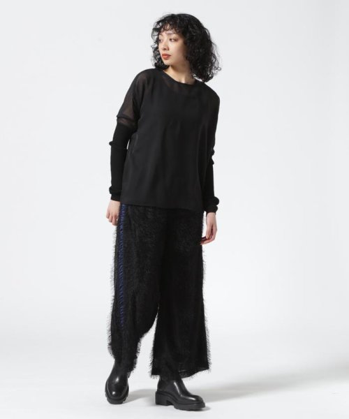 RoyalFlash(ロイヤルフラッシュ)/AULA AILA/アウラアイラ/FRINGE JACQUARD LINE PANTS/img01