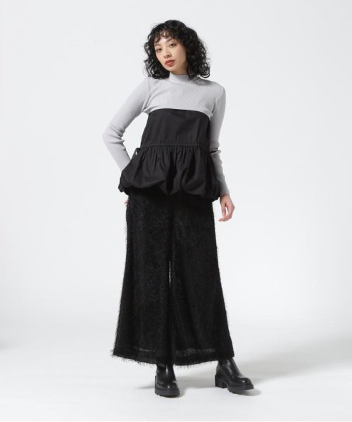 RoyalFlash(ロイヤルフラッシュ)/AULA AILA/アウラアイラ/FRINGE JACQUARD LINE PANTS/img02