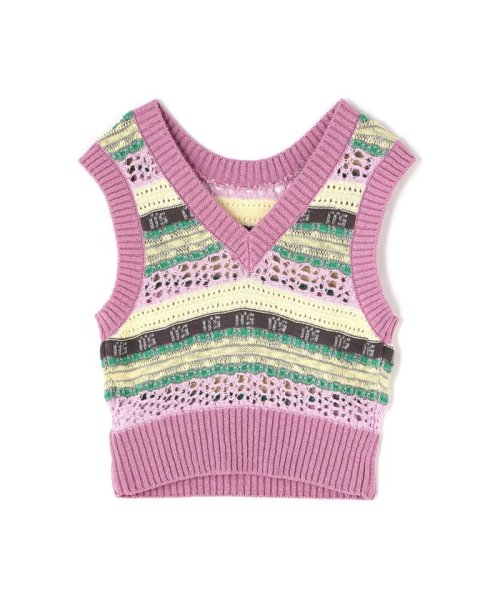 RoyalFlash(ロイヤルフラッシュ)/MAISON SPECIAL/メゾンスペシャル/Multicolor Knit Vest/img03